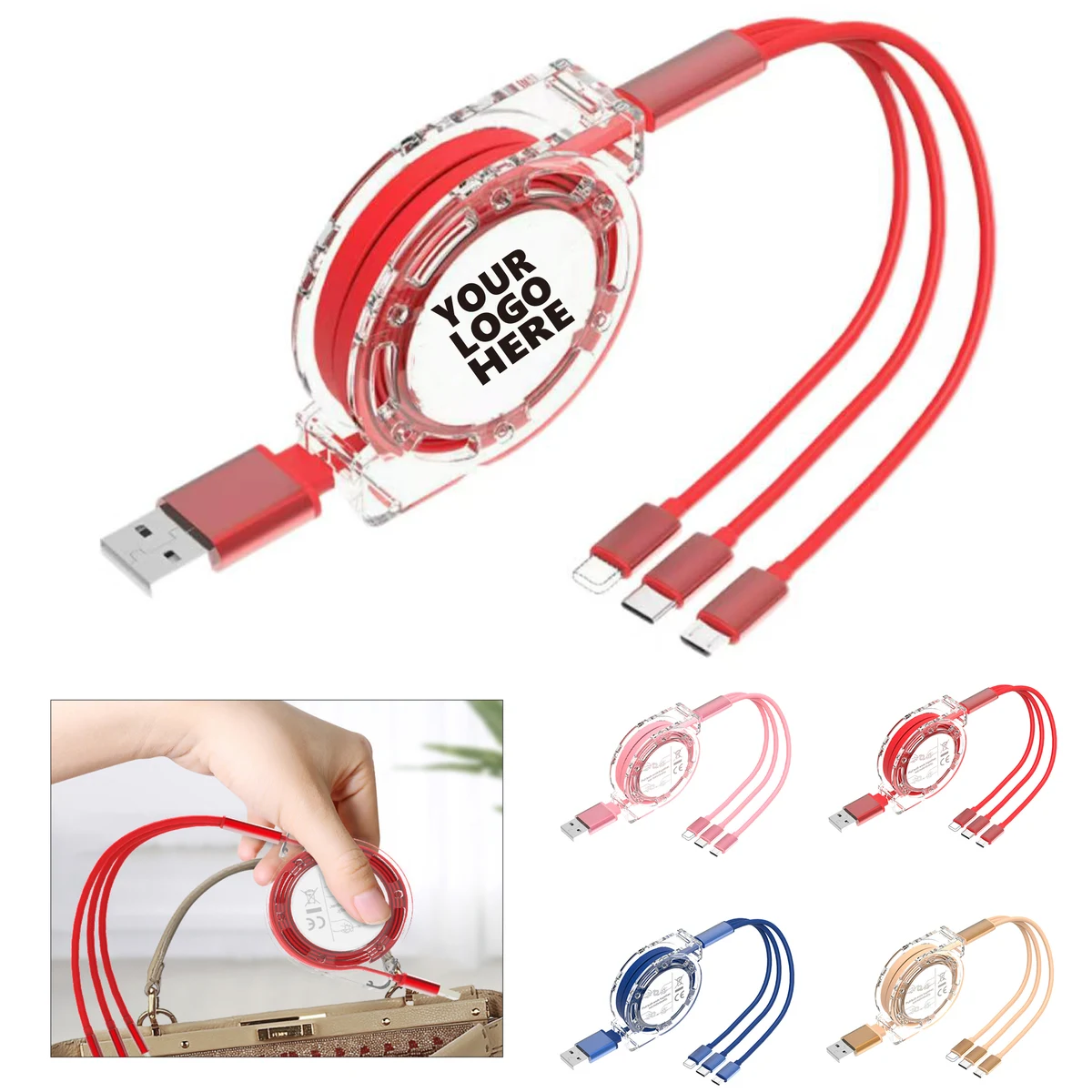 3-In-1 Charging Cable for Phones 1