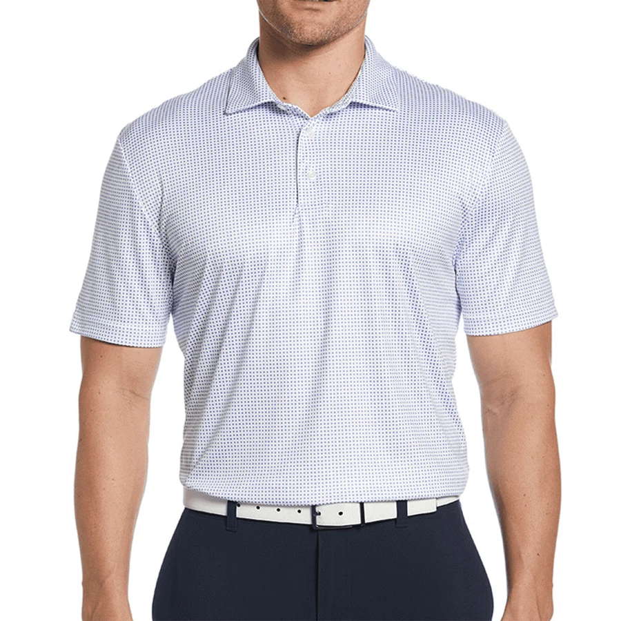 Perry Ellis Men's Printed Polo (6.3 oz) 1