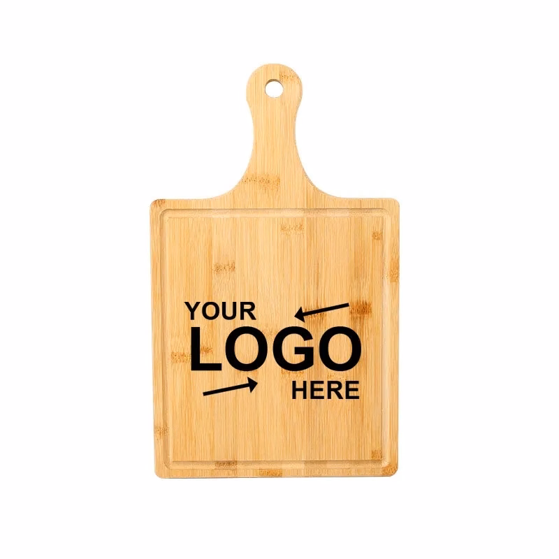 Wooden Pizza Board Paddle With Handle
