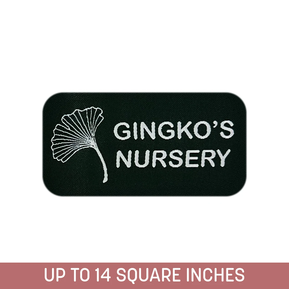 Woven Sticker (Stick-On) Up To 7 Sq. In.14 1