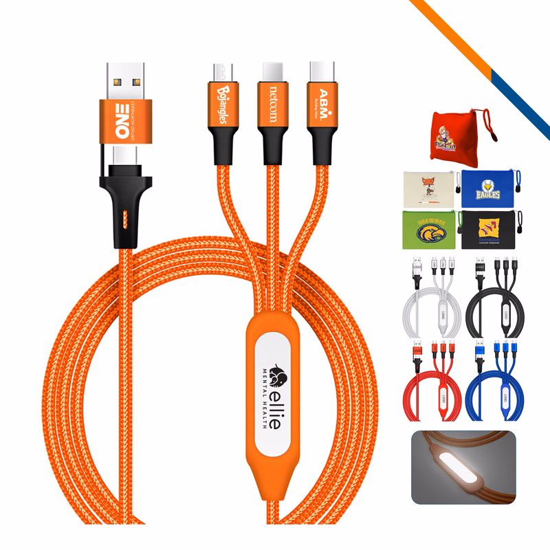 Zelloy 5in1 Light Up Charging Cable