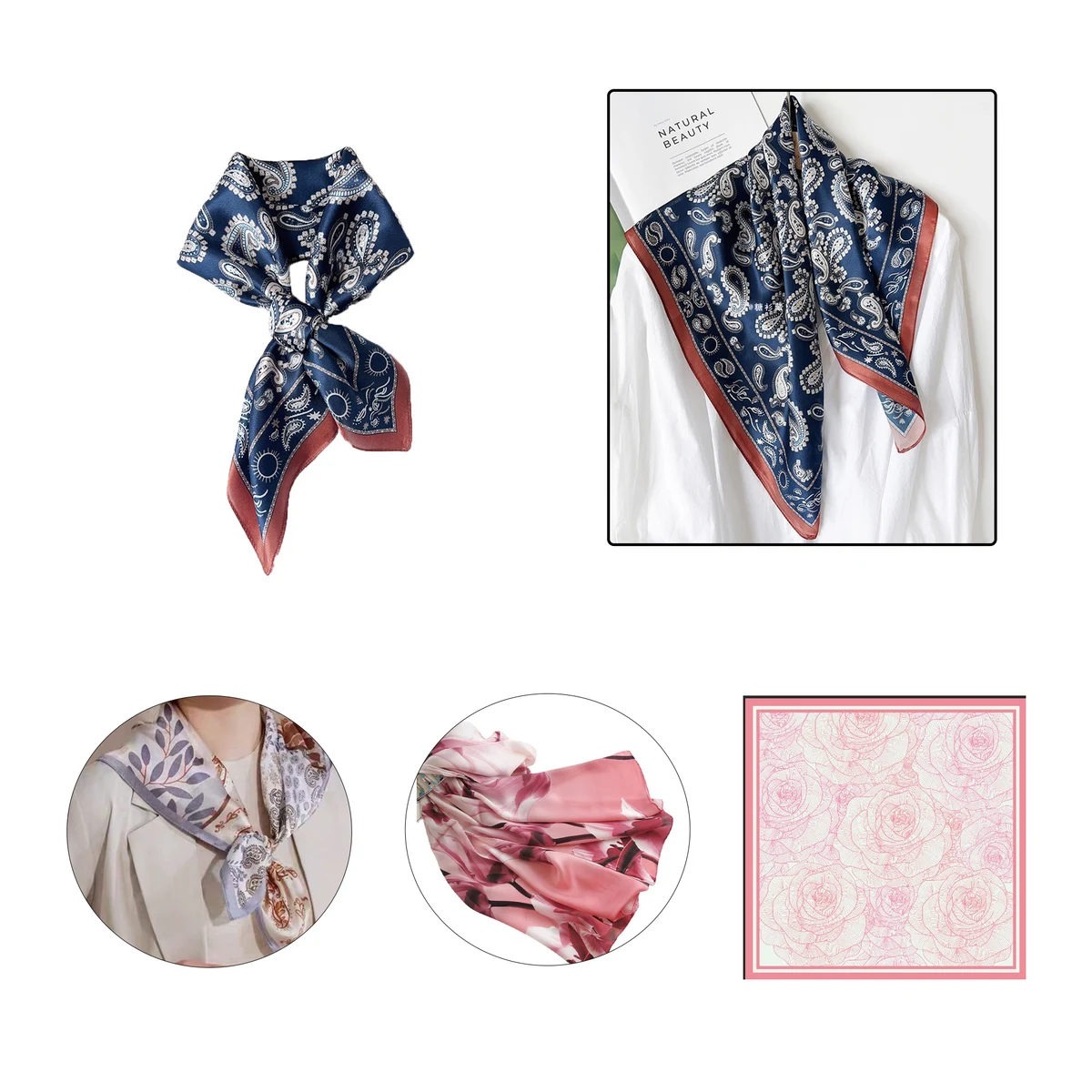 100% Silk Scarf 1