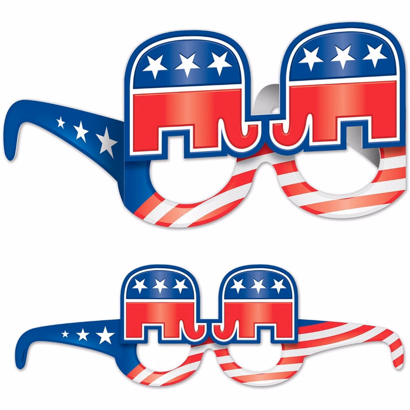 Republican Eyeglasses - Stars & Stripes One Size