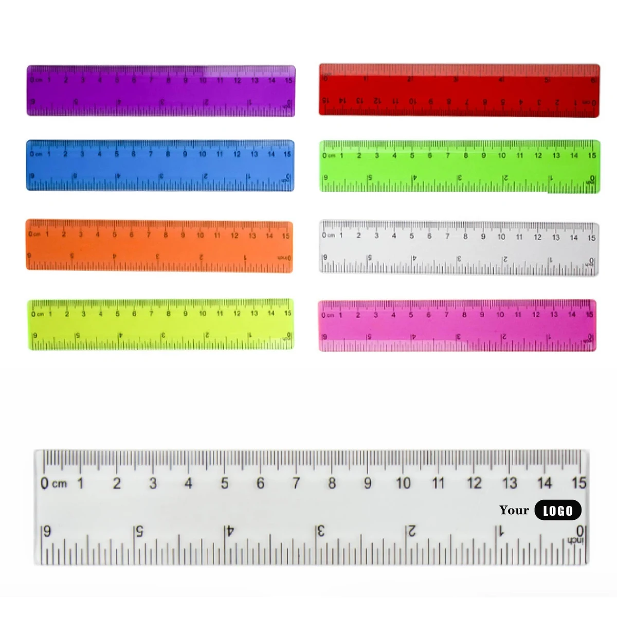 MOQ 10 pcs School Math Straight Ruler 1