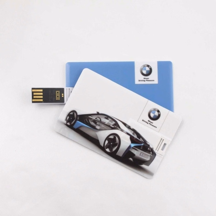 16 GB card USB flash drivers with two side fullcolor full size imprint 3 1/3"*2 1/8" custom USB