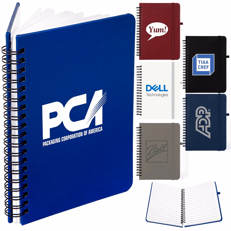 5x7 Premium UltraHyde Leather Notebook with Pen Holder