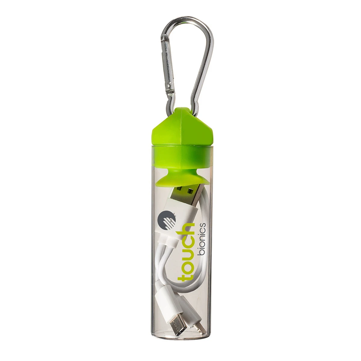 3-in-1 Charger Cable in Carabiner Storage Tube 1