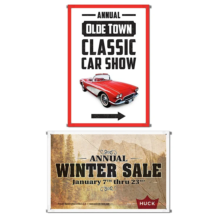Banner - 2' x 3' - Gloss Vinyl (Includes Plastic Adhesive Grommet Tabs) 1