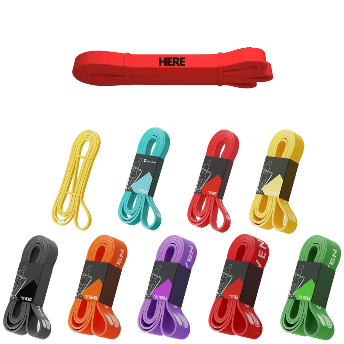 Fitness Training Stretch Resistance and Assist Bands 1