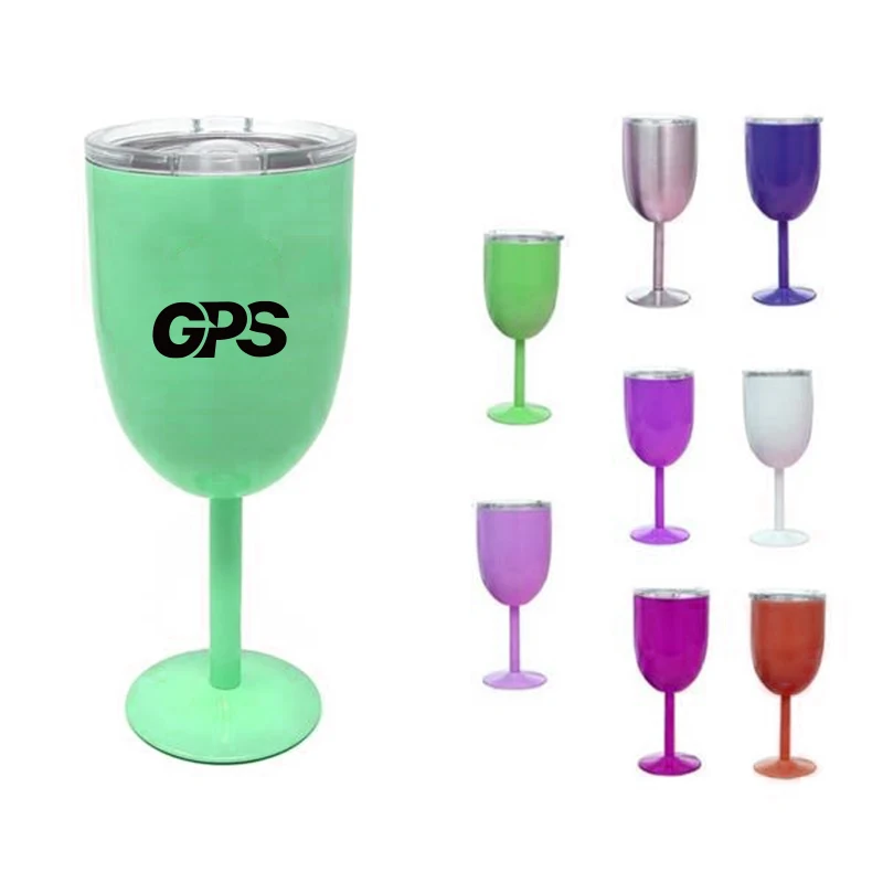 10 Oz Stainless Steel Insulated Wine Cup 1