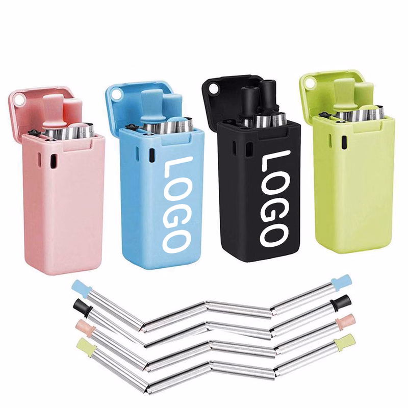 Eco-Friendly Metal Straw Kit