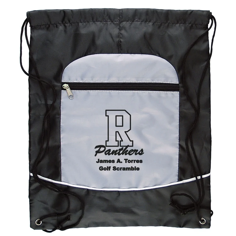 TWO TONE SPORTS BAG w/DRAWSTRING 1