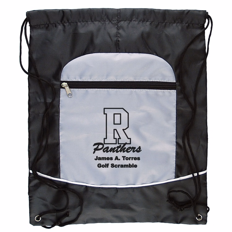 TWO TONE SPORTS BAG w/DRAWSTRING