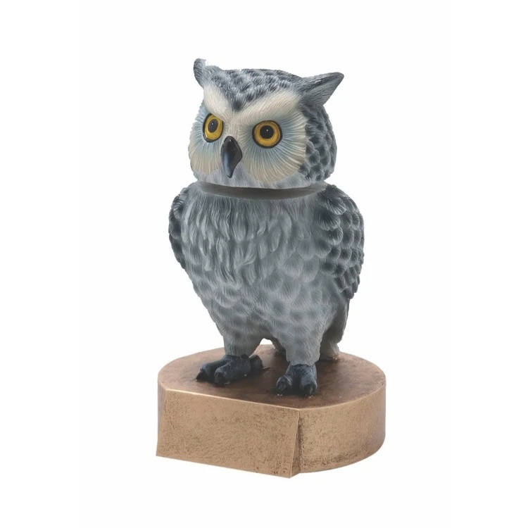 Owl Mascot Bobble Head Figure 1