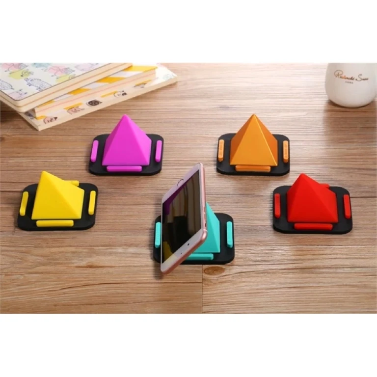 pyramid silicone mobile phone holder 1