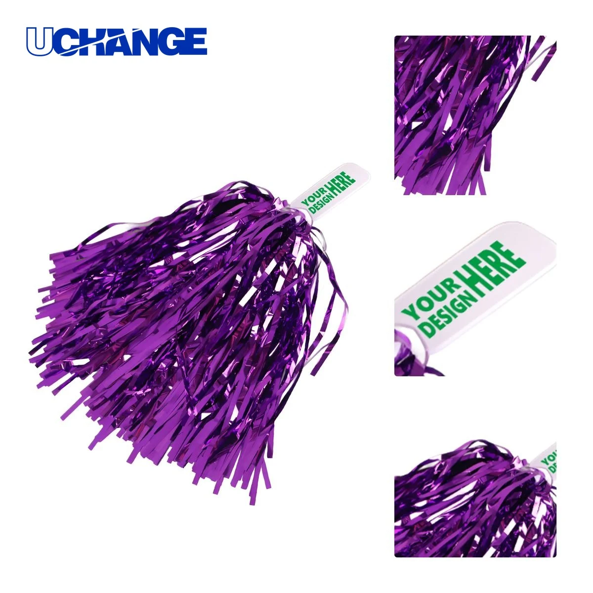 Customizable Cheerleading Pom-Poms Set for School Events 1