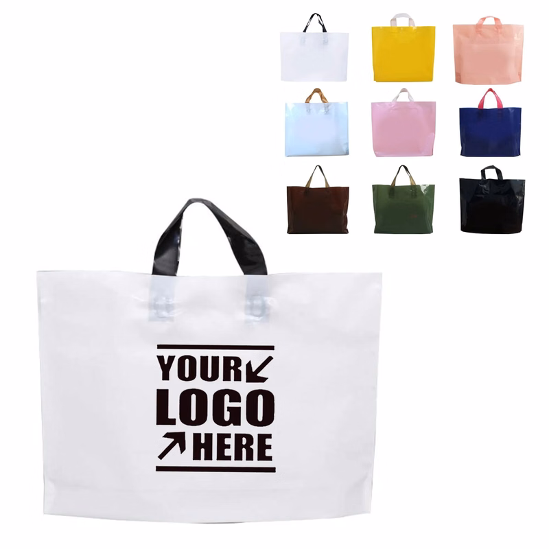 Soft Handle Plastic Tote Bag
