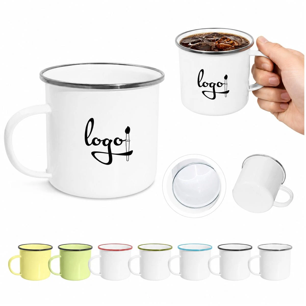 Enamel Coffee Mug 1