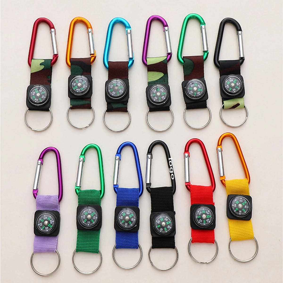 Compass Keychain with Strap 1