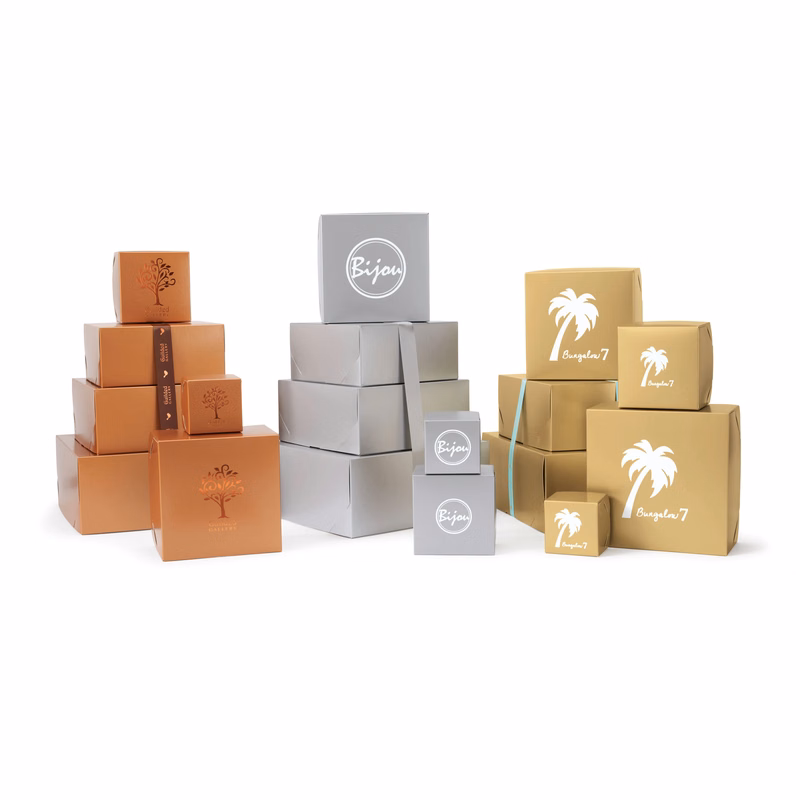 Two Piece Gift Boxes - Metallic Colors