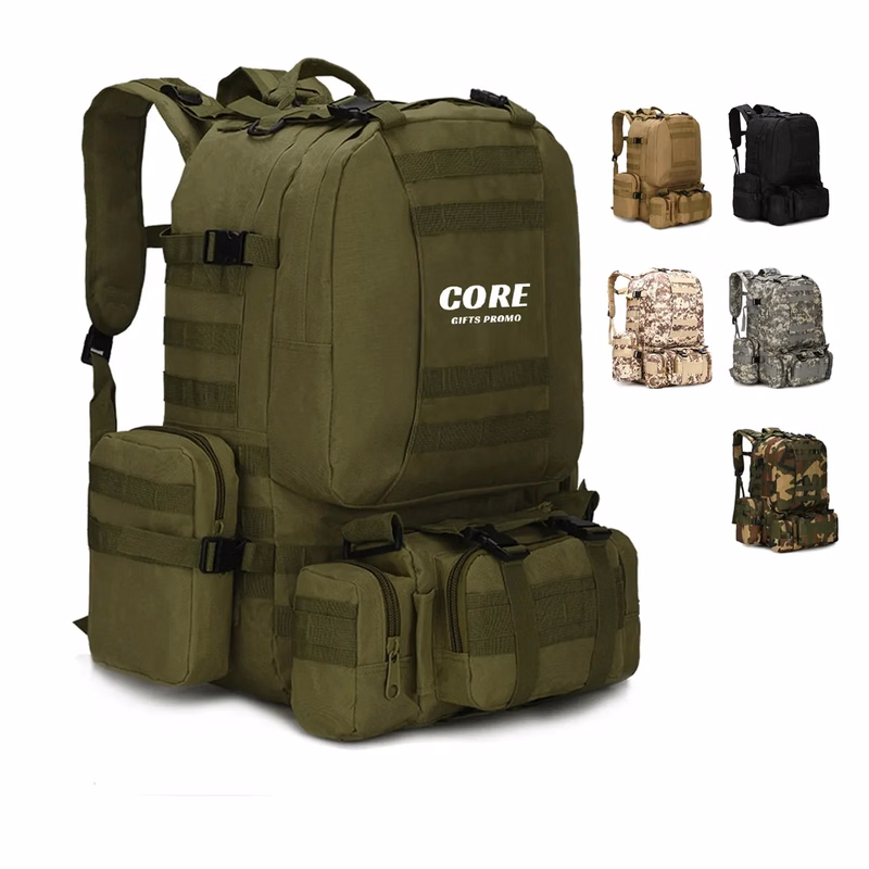60L Large Capacity Detachable Tactical Backpack