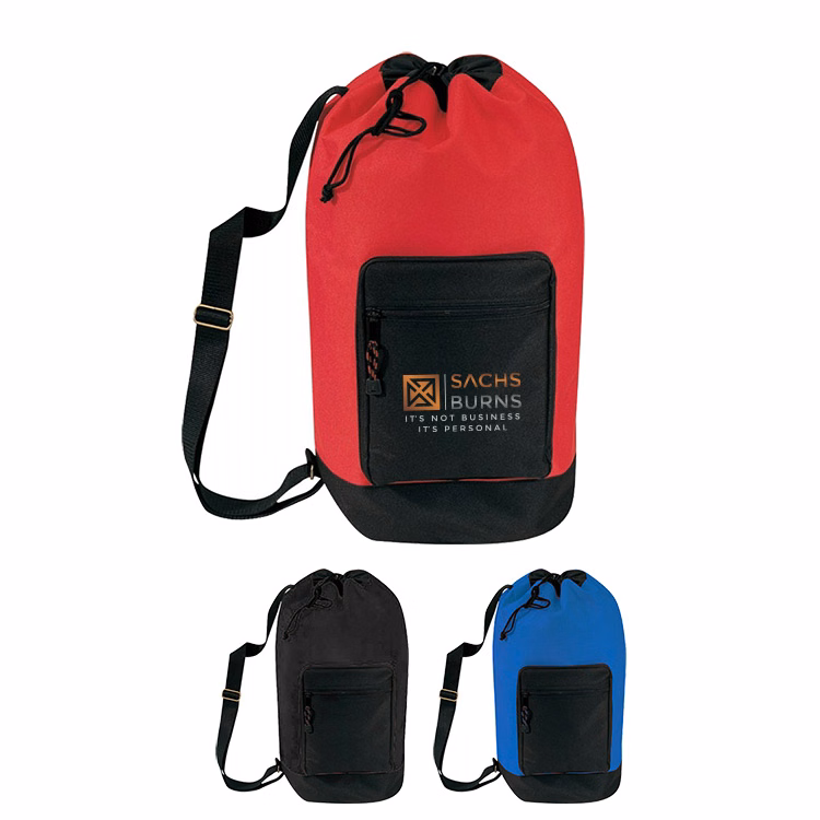 600D polyester Drawstring Backpack