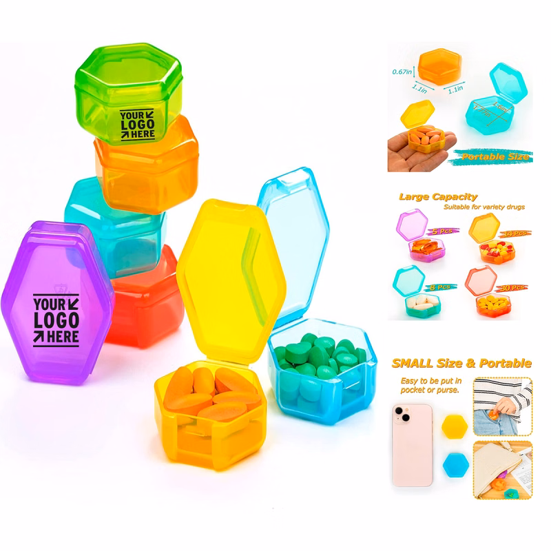 Small Pill Organizer Travel Pill Box