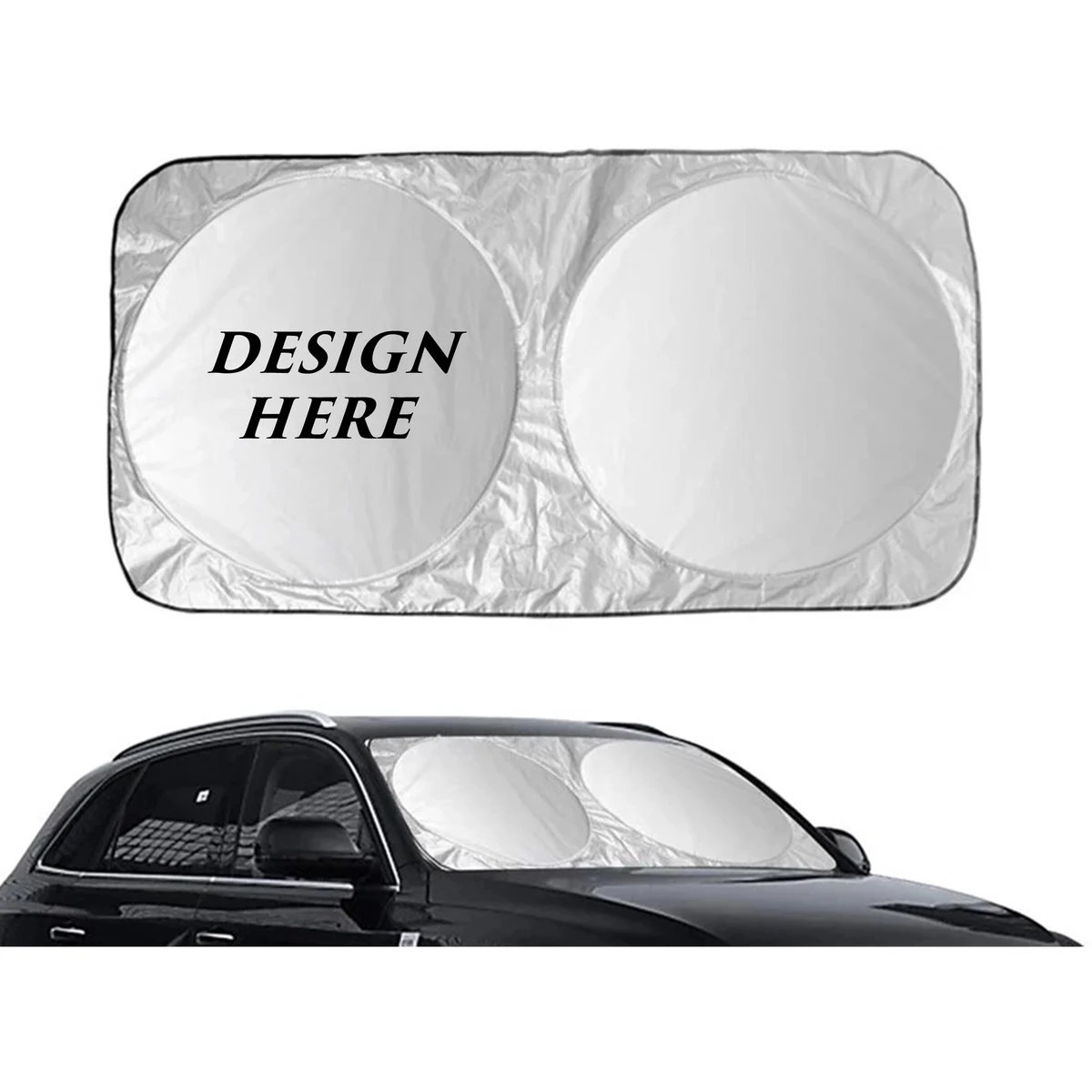 Folding Car Sun Shade MOQ 80PCS 1