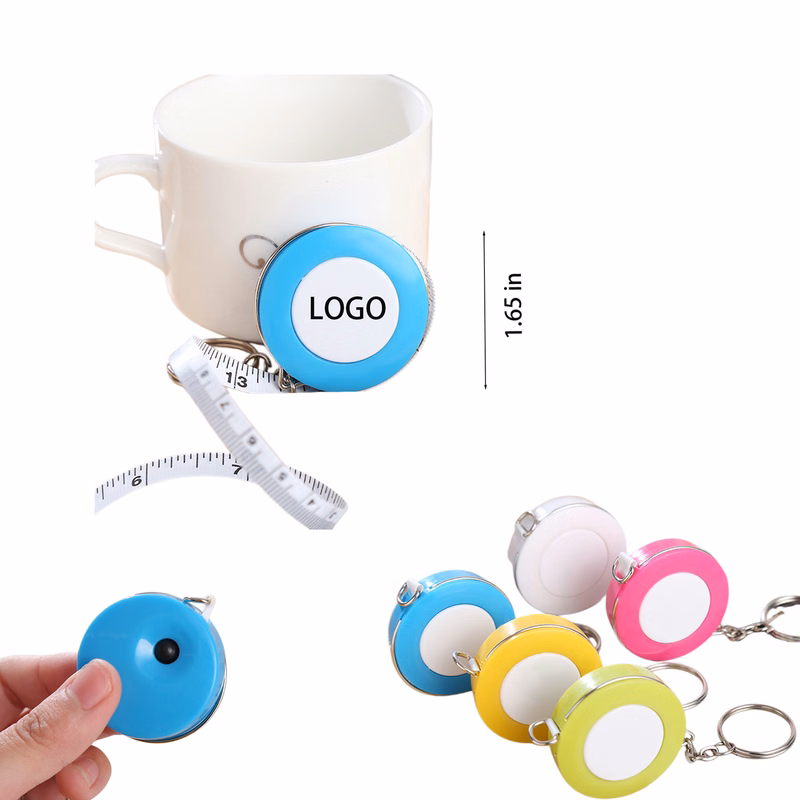 Mini Measuring Tape Key Ring