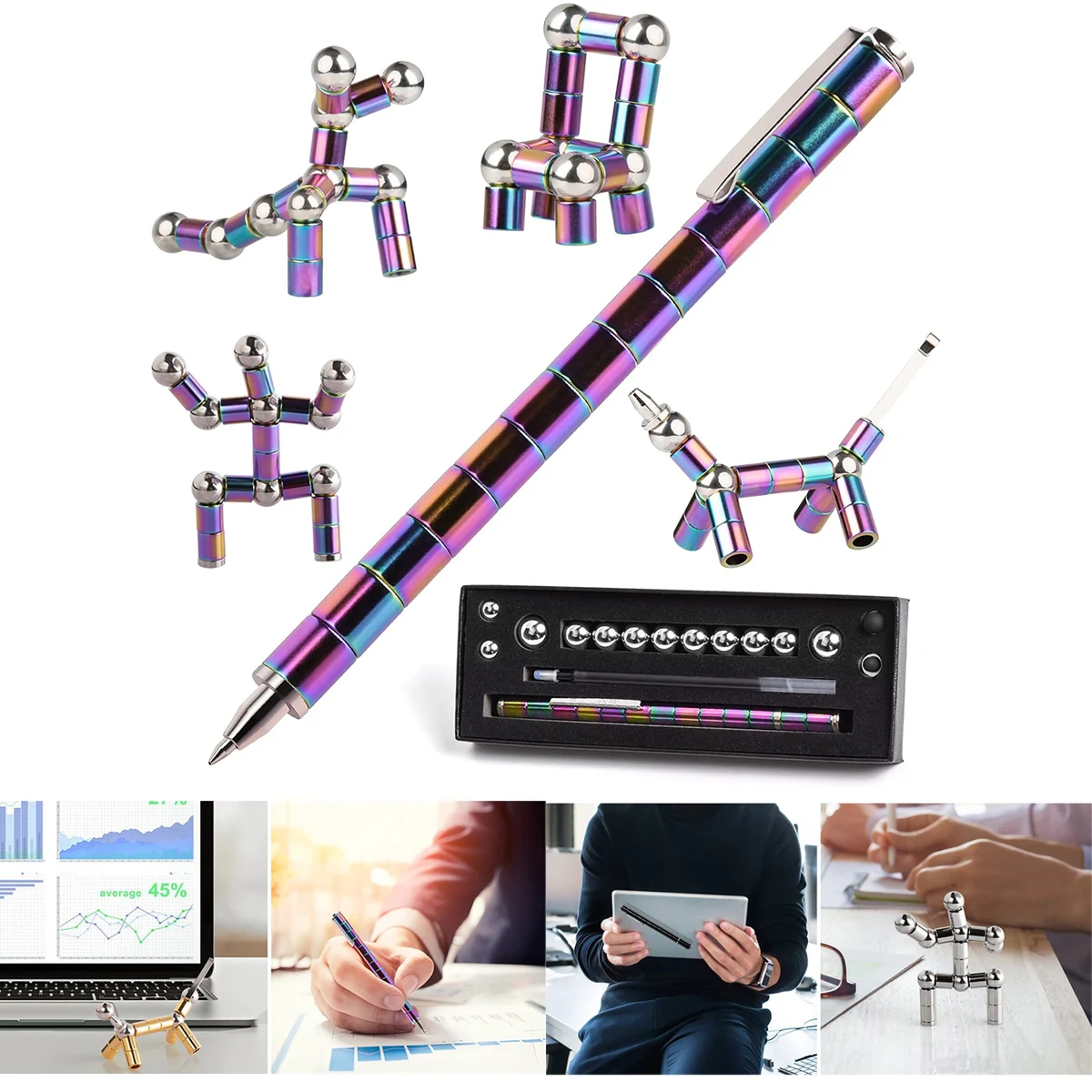 Decompression Magnetic Metal Pen 1
