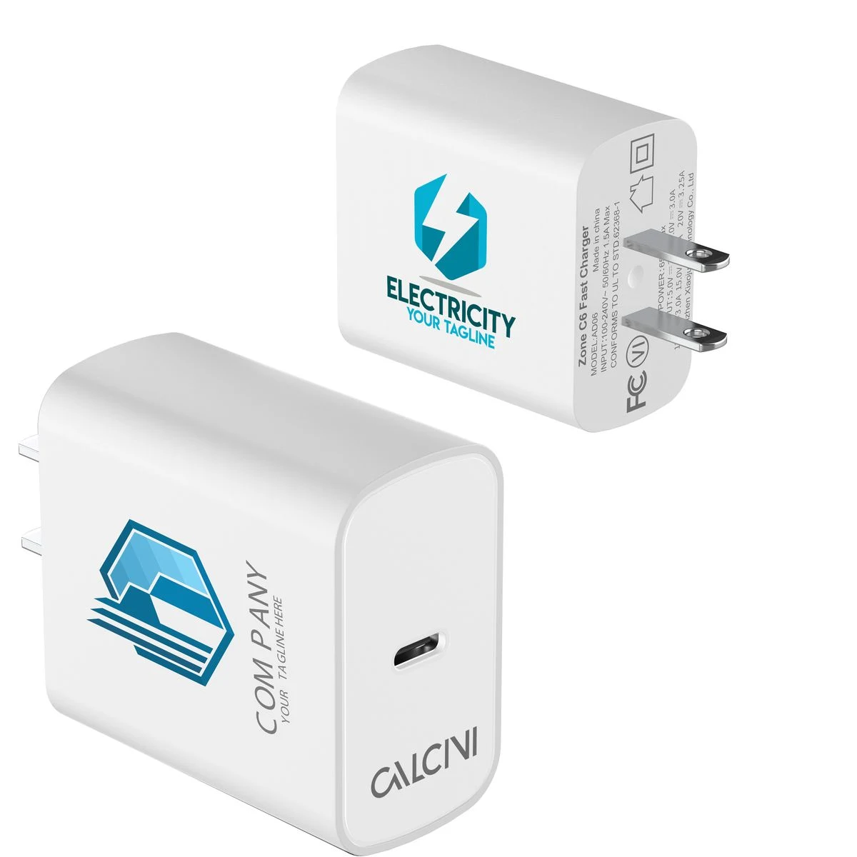 Calcini GaN 65W USB-C Laptop Charger 1