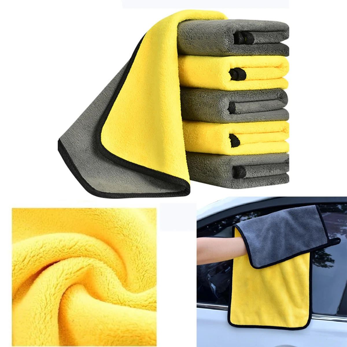 High Density Coral Wool Car Wipe Towel 1