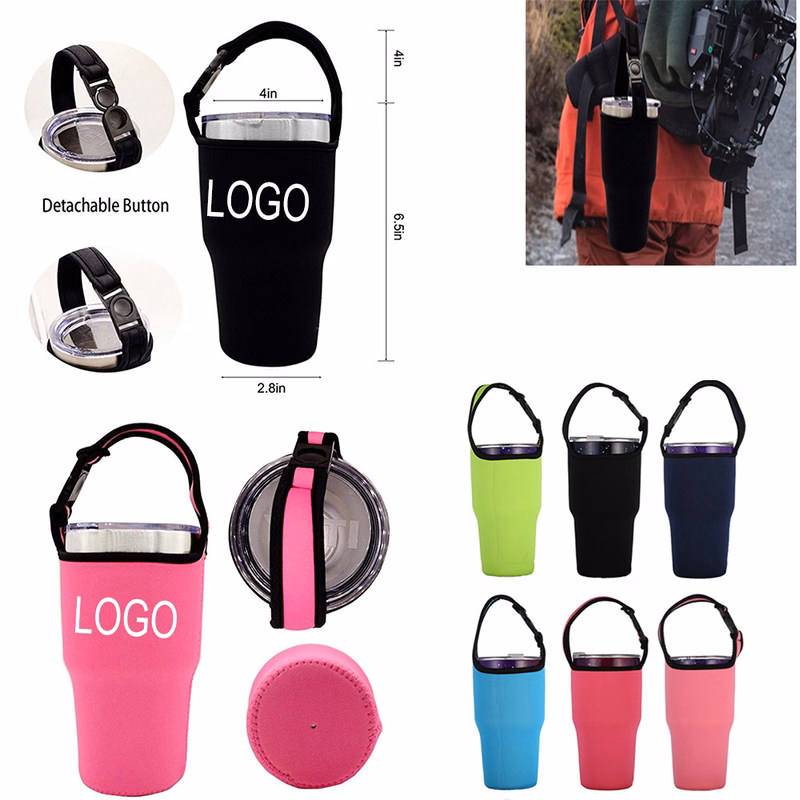 Neoprene Tumbler Cup Carrier Bag