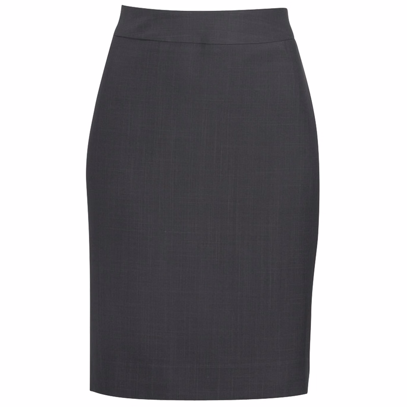 Ladies Intaglio Microfiber Straight Skirt