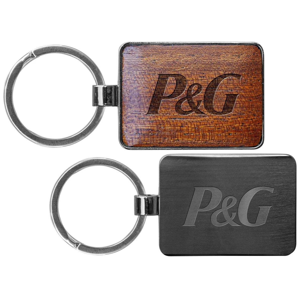 ForgeWood Rectangle Keychain 1