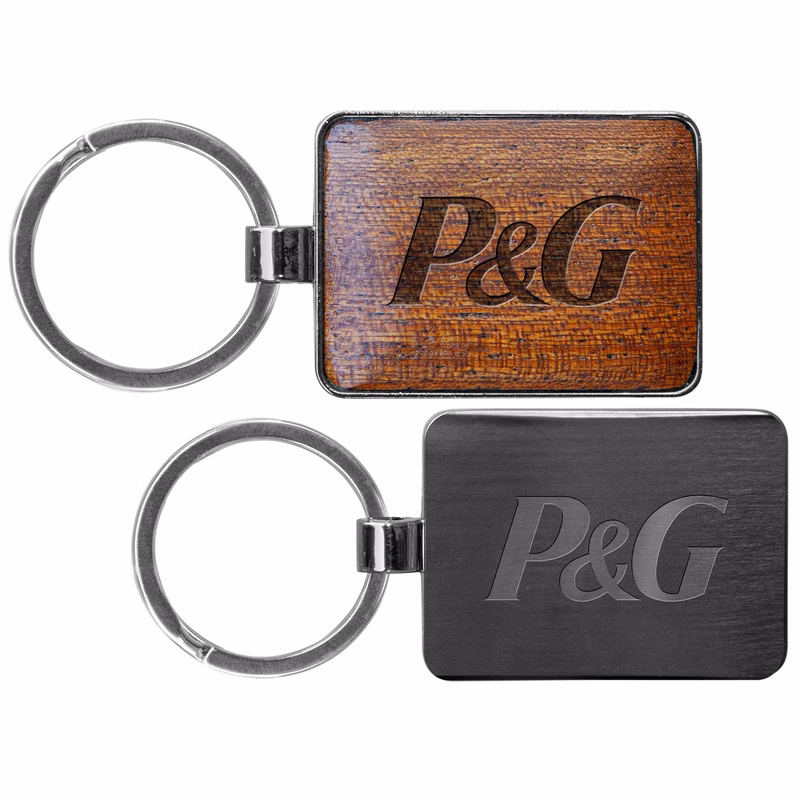 ForgeWood Rectangle Keychain