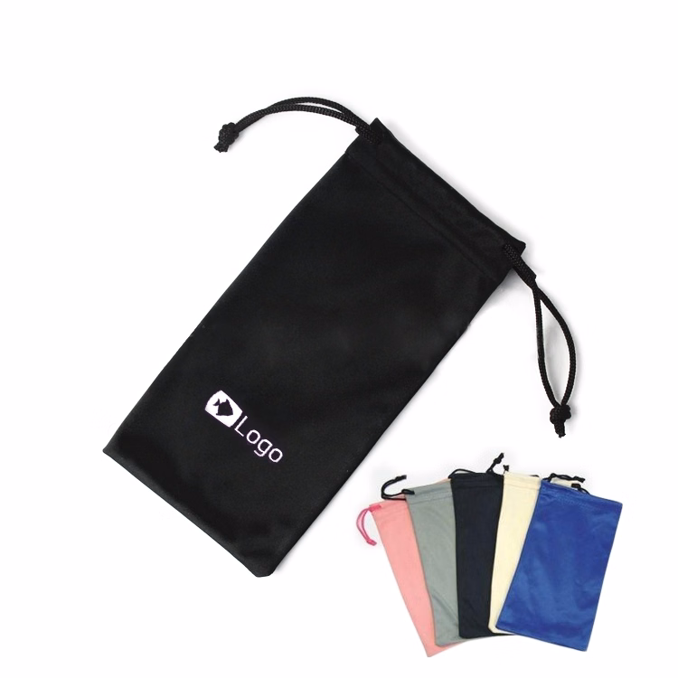 SM00113 - Microfiber Sunglasses Drawstring Case / Bag / Pouch
