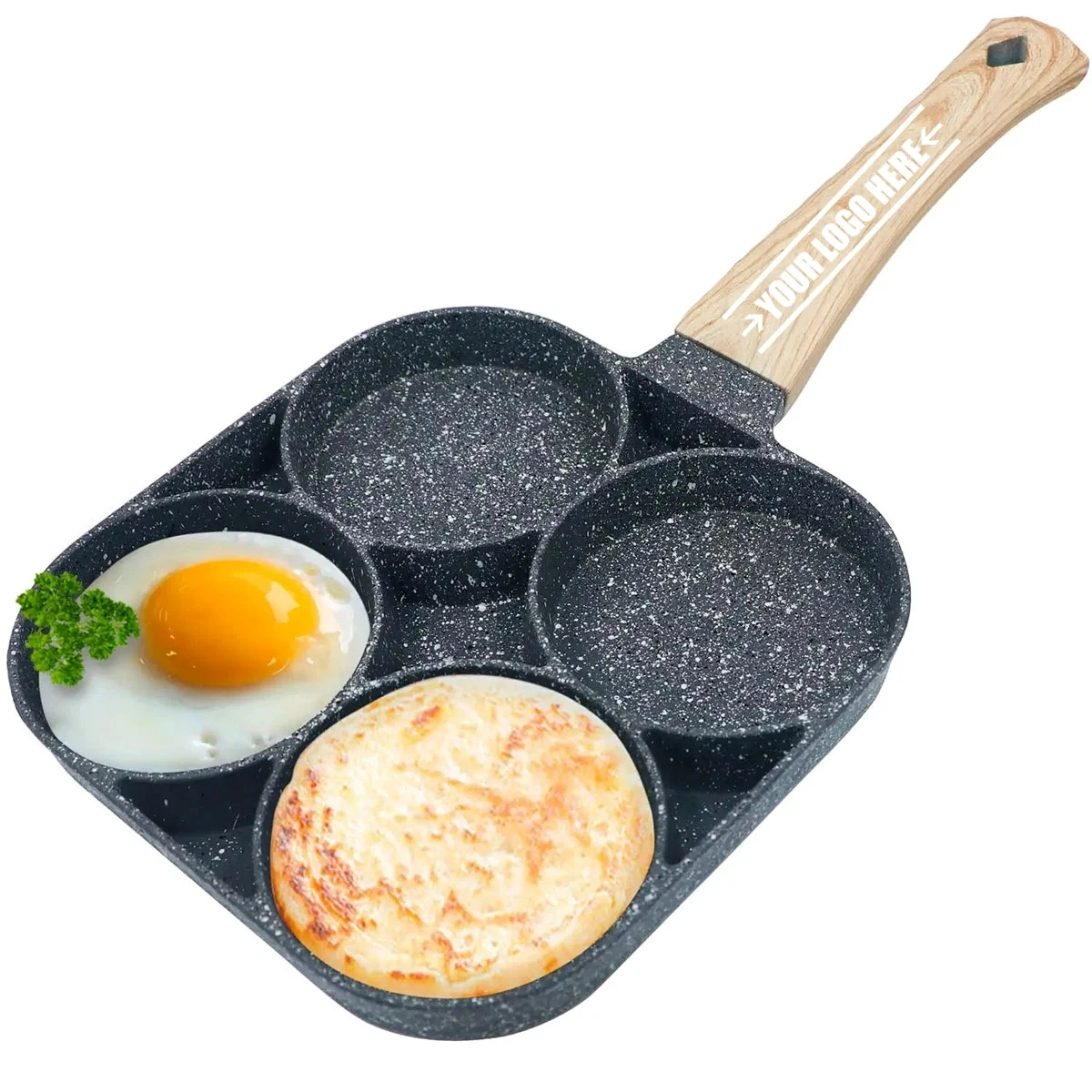 Egg Frying Nonstick Pan 4-Cups 1