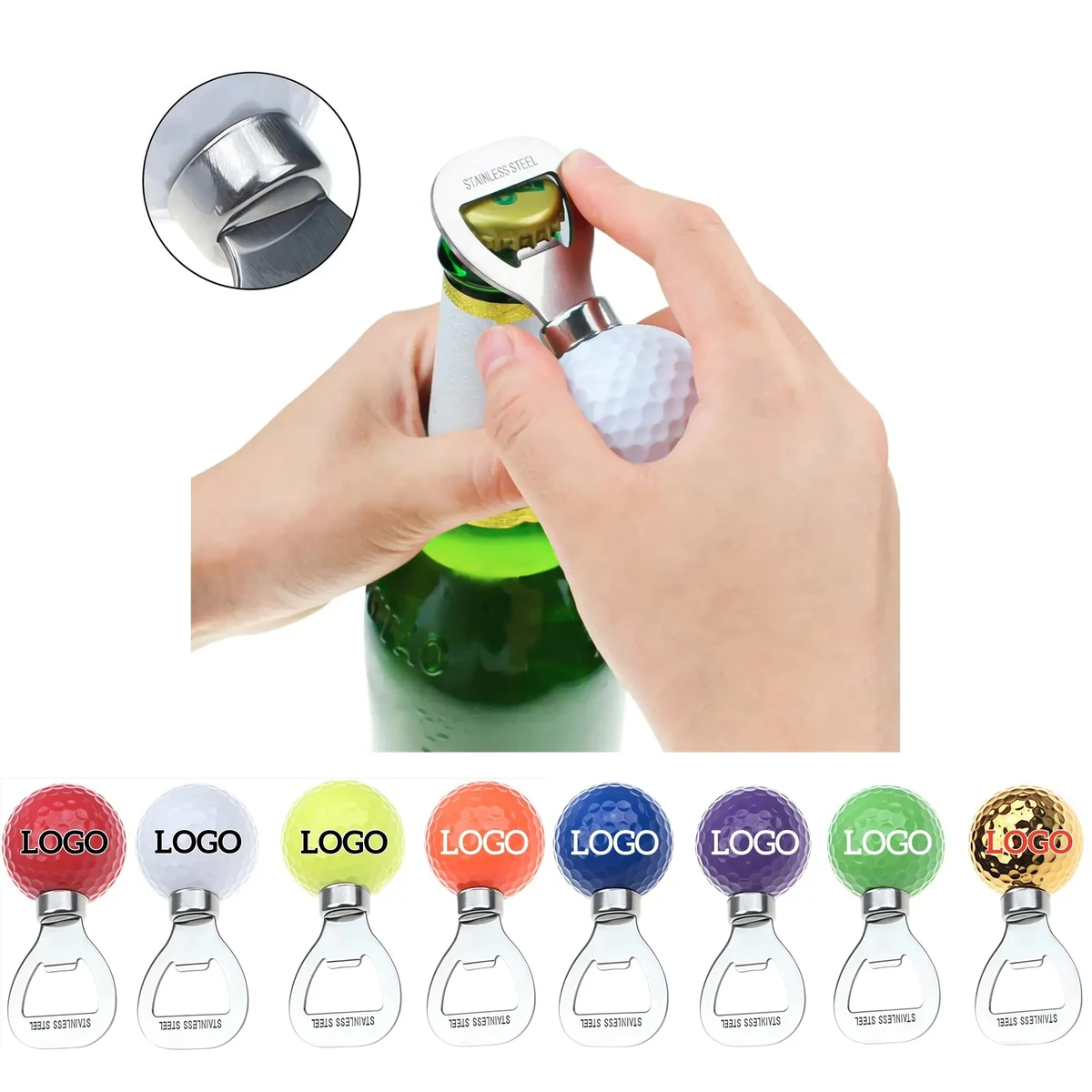 Golf Ball Beer Opener 1