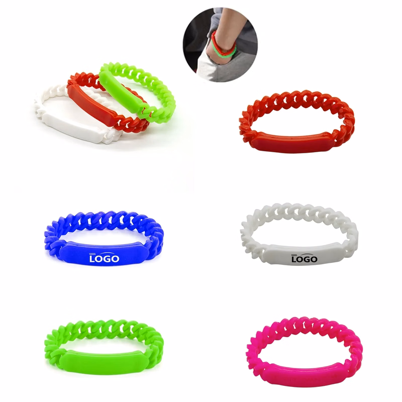 Silicone Chain Link Bracelet