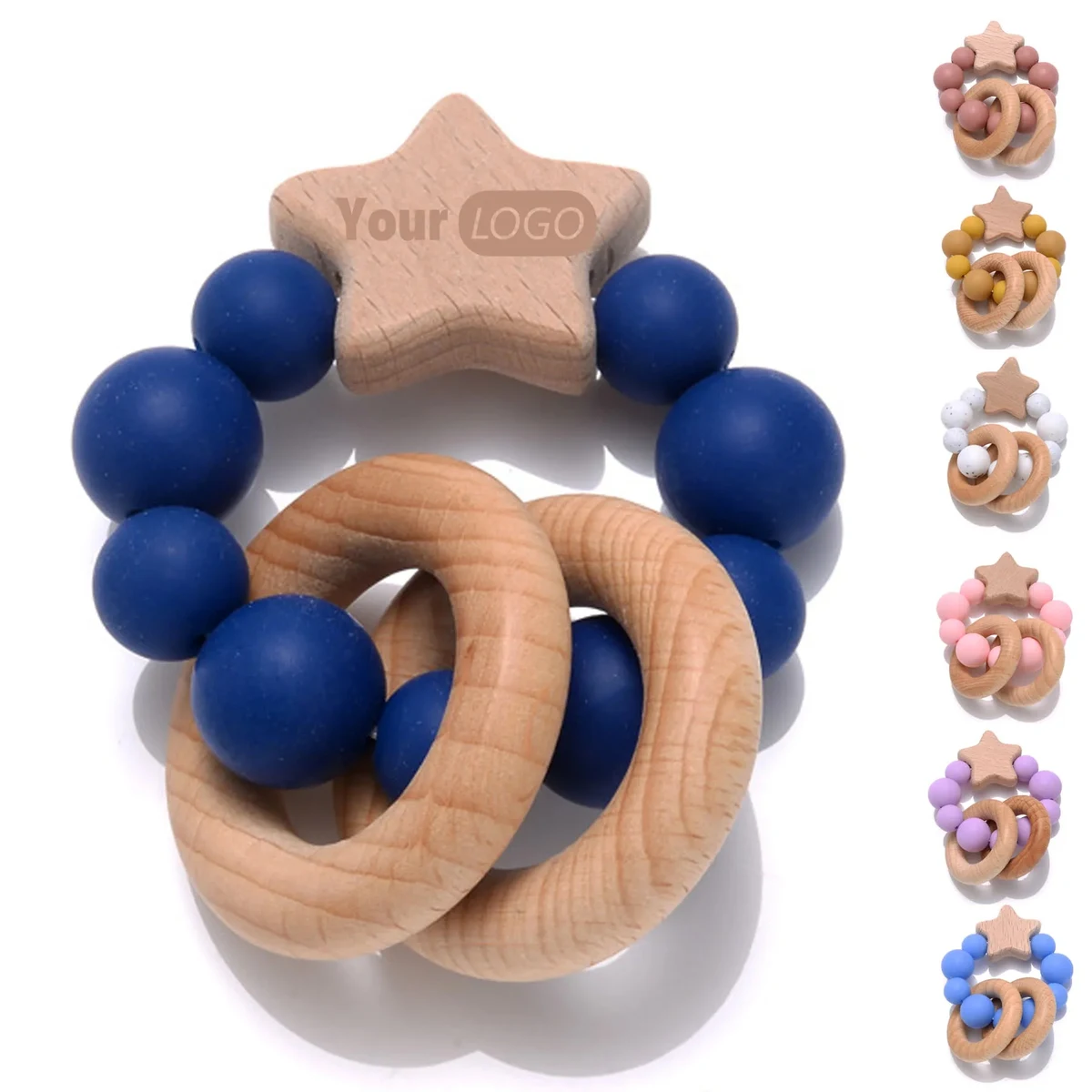 Beech Wood Teething Toy 1