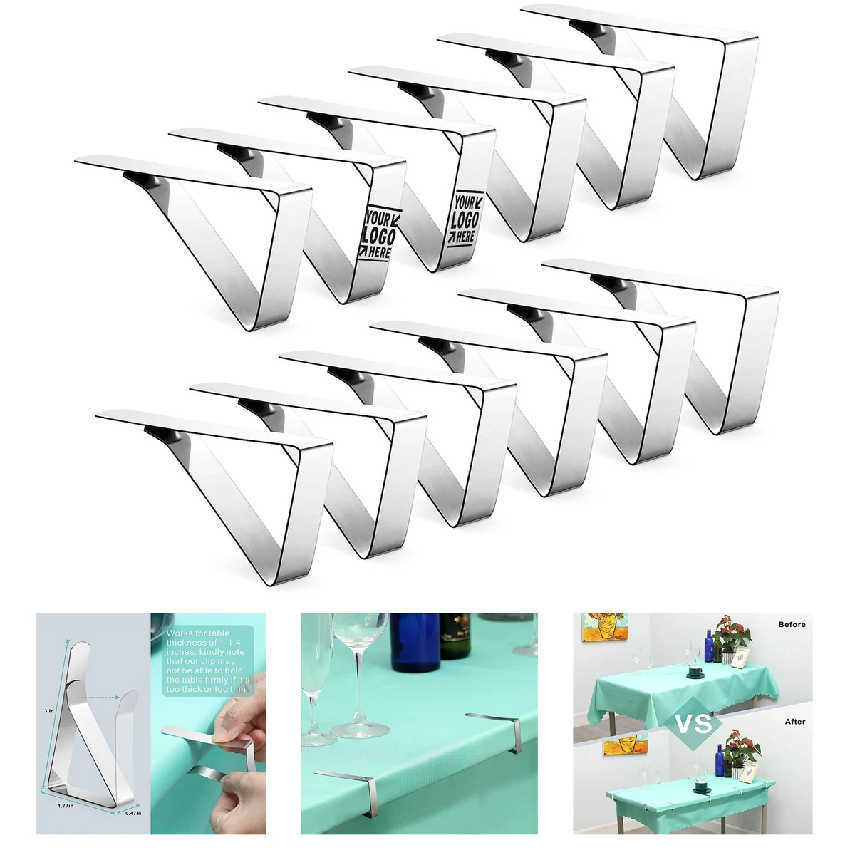 Heavy Duty Picnic Table Clips 1