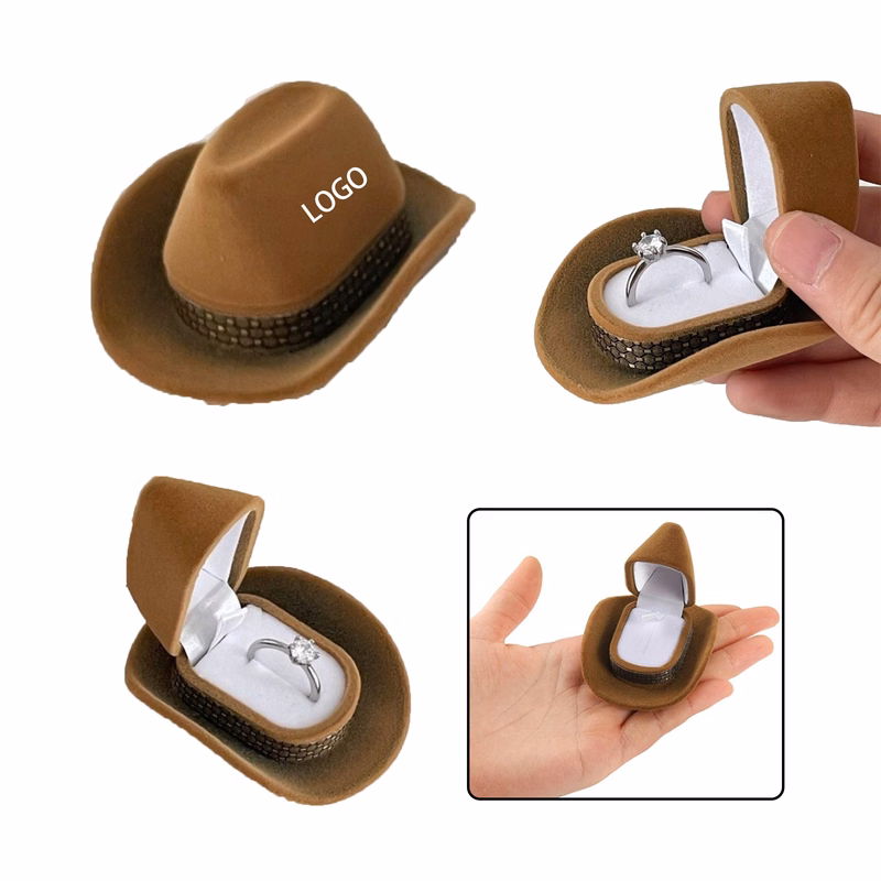 Cowboy Hat Ring Box
