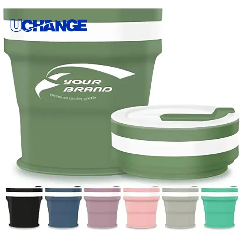 Collapsible Silicone Travel Coffee Cup Foldable Drinkware 1