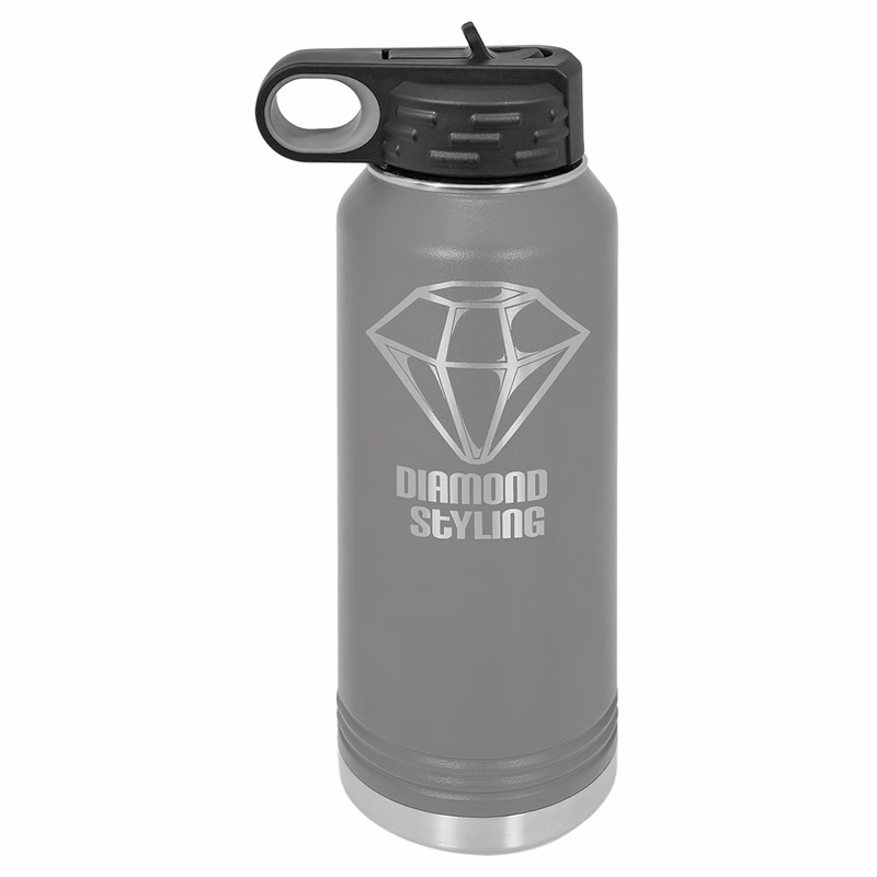 Polar Camel 32 oz. Dark Gray Water Bottle