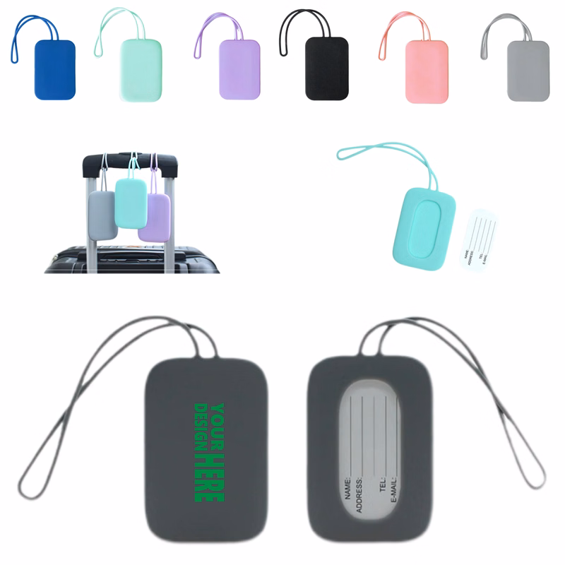 Eco-Friendly Silicone Suitcase Label