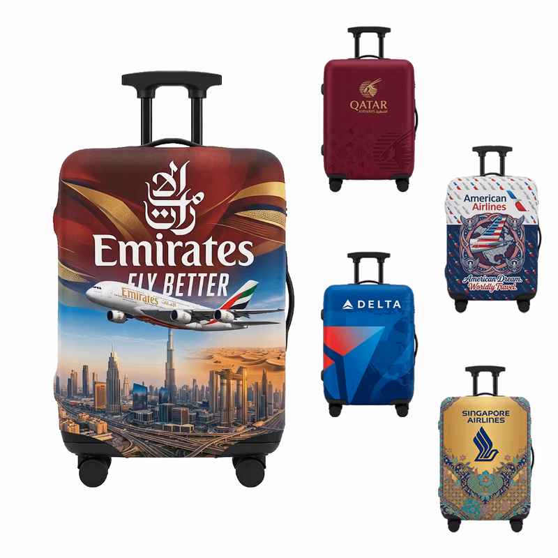 Full Color Stretch Luggage Cover