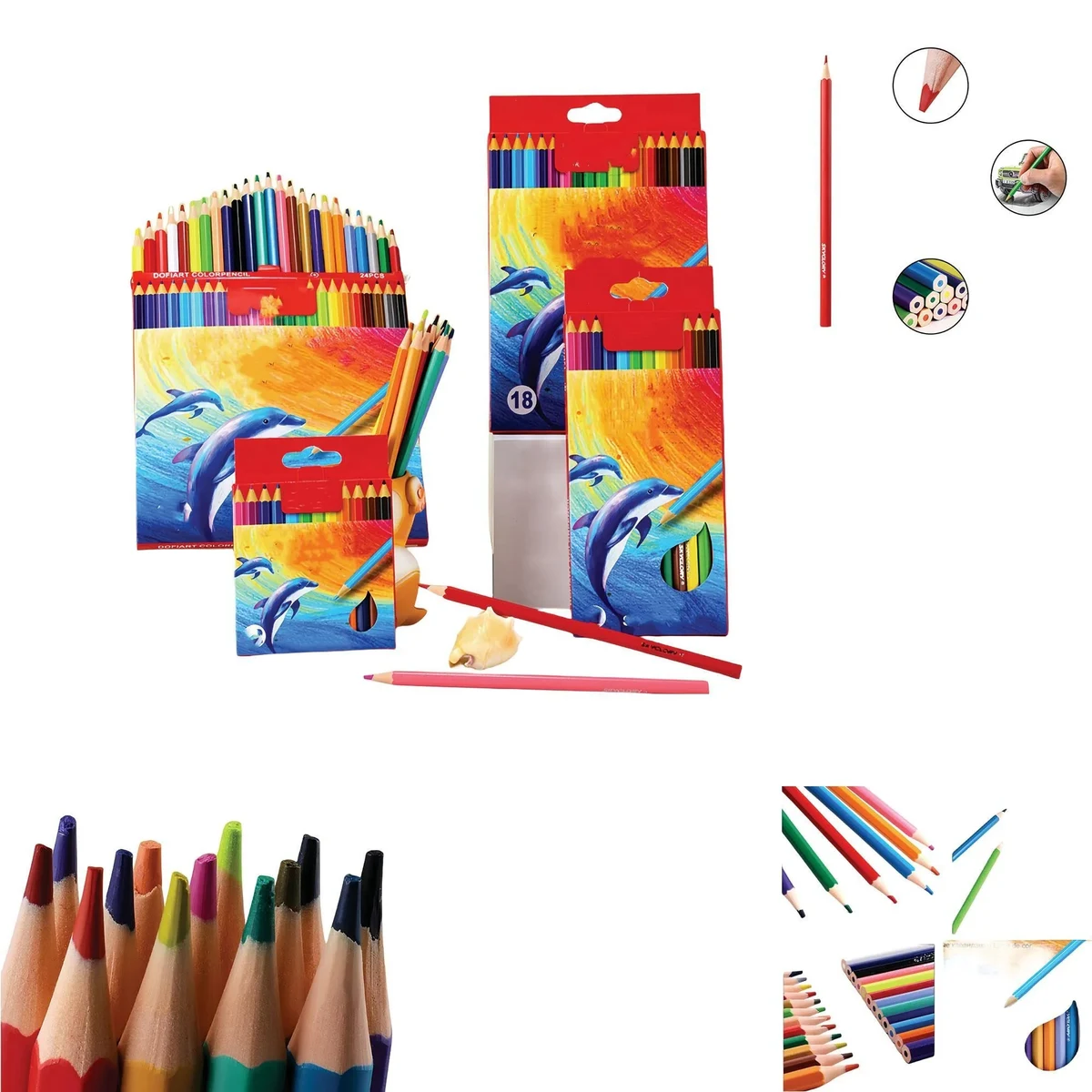 24-Piece Colored Pencil Set 1