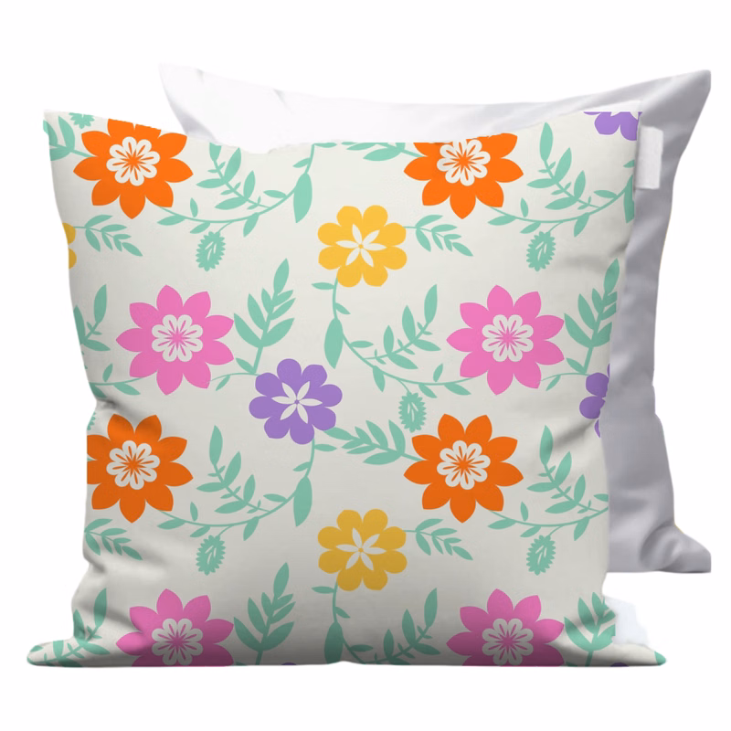 Full Color Square Decorative Pillow with Insert