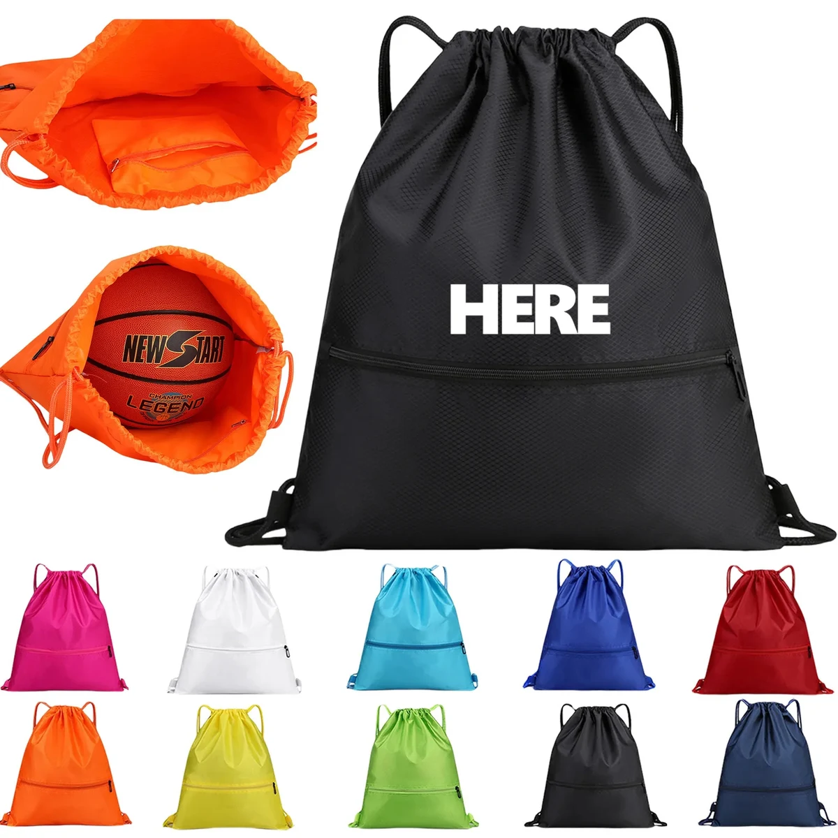 Drawstring Backpack Bag 1